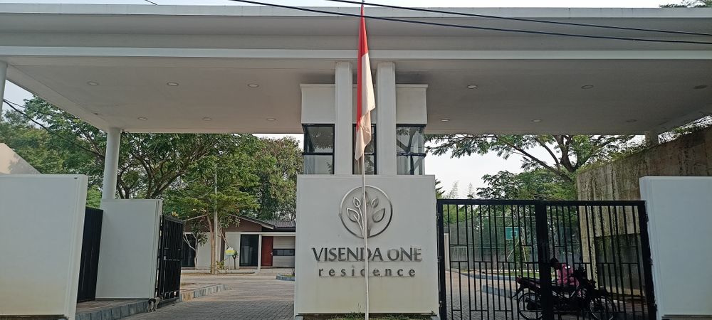 foto gerbang perumahan The Visenda One Residence