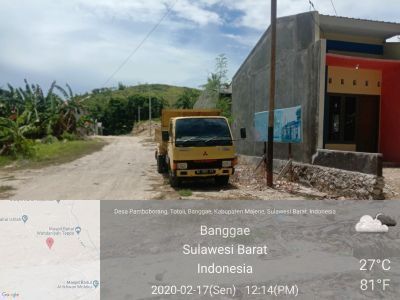 foto gerbang perumahan Griya utama residence