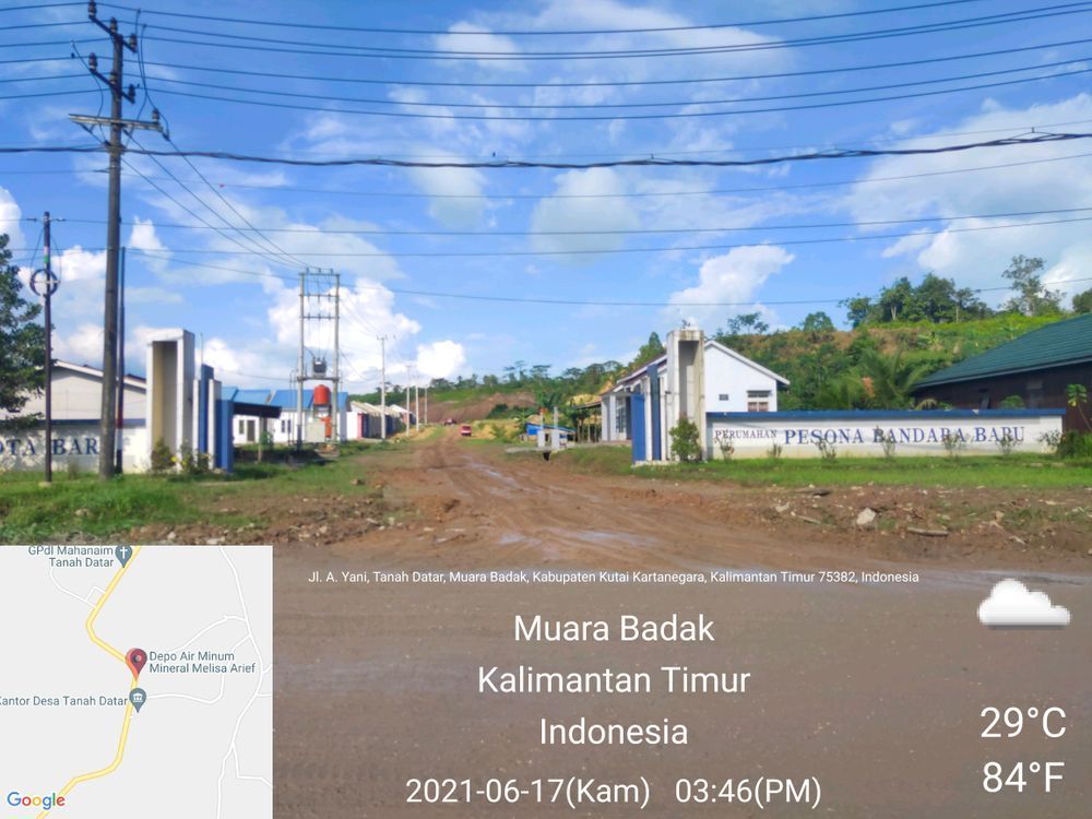 foto gerbang perumahan PESONA BANDARA BARU