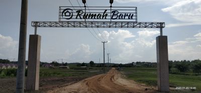 foto gerbang perumahan RUMAH BARU