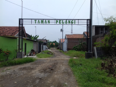 foto gerbang perumahan TAMAN PELANGI