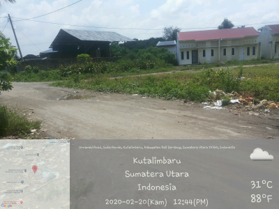foto gerbang perumahan Namura Indah