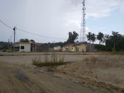 foto gerbang perumahan Simaninggir Agung Permai II