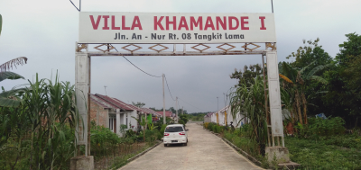 foto gerbang perumahan VILLA KHAMANDE 1