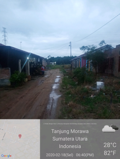 foto gerbang perumahan Salam Tani Permai