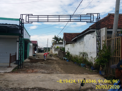foto gerbang perumahan JUBUNG RESIDENCE