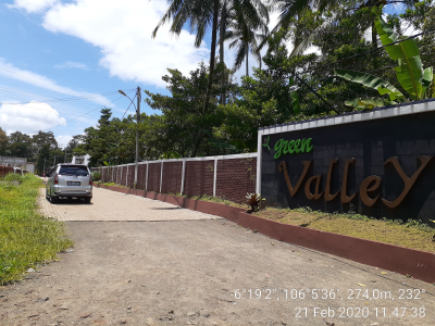 foto gerbang perumahan GREEN VALLEY