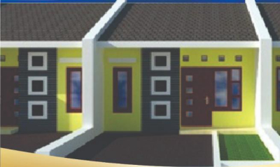 foto tampak rumah tipe 30/60 perumahan HARI RESIDENCE