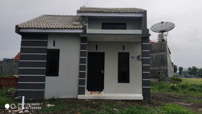 foto tampak rumah tipe 32/60 perumahan GREEN PERMATA GENDOH