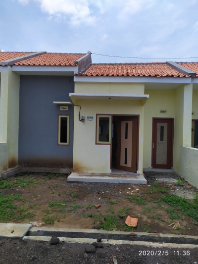 foto tampak rumah tipe 36 perumahan CAHAYA RESIDENCE
