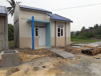 foto tampak rumah tipe 36 perumahan MUTIARA TANGOR
