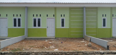 foto tampak rumah tipe 30/72 perumahan TAMBORA LAND 3