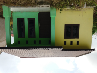 foto tampak rumah tipe 36 perumahan TEROPONG INDAH BARU