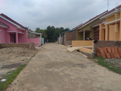 foto tampak rumah tipe 36/72 perumahan BUNAR INDAH