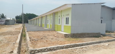 foto tampak rumah tipe 36/72 perumahan TAENG VILLAGE 