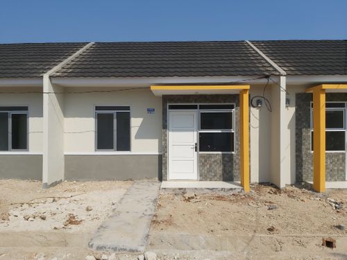foto tampak rumah tipe 36 / 70 perumahan Taman Pesona Residence