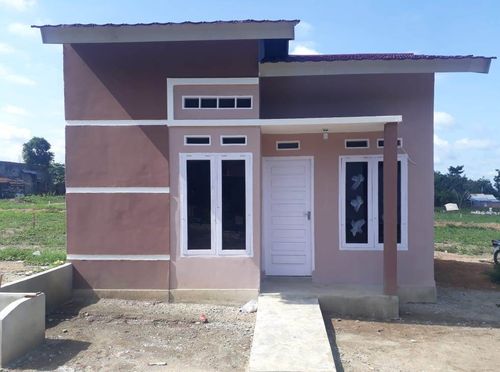 foto tampak rumah tipe 36 RSH perumahan PALEM PRABUJAYA 3