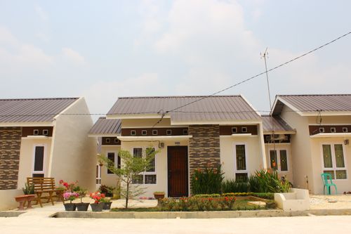 foto tampak rumah tipe 36/104 M2 BERSUBSIDI perumahan BUKIT INDAH KULIM 