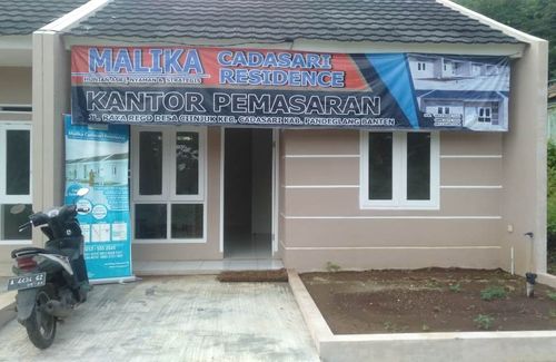 foto tampak rumah tipe 32/60 perumahan Malika Cadasari Residence