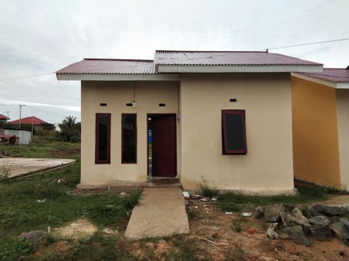foto tampak rumah tipe 36 ( Tunggal ) perumahan APERNAS KALTARA NUNUKAN RESIDENCE