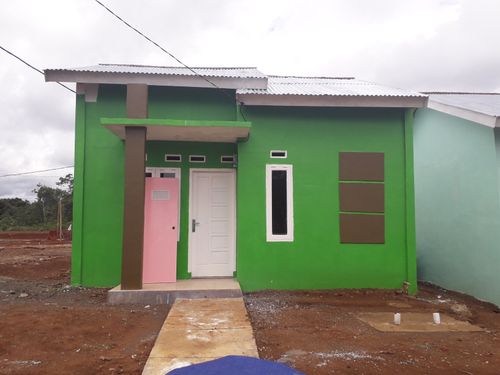 foto tampak rumah tipe 36 perumahan PURI MARGA MULYA