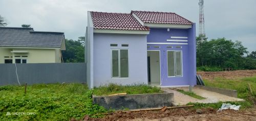 foto tampak rumah tipe 27/60 perumahan TULIP RANGKAS RESIDENCE