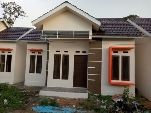 foto tampak rumah tipe 36 perumahan MEGA ASRI PARK