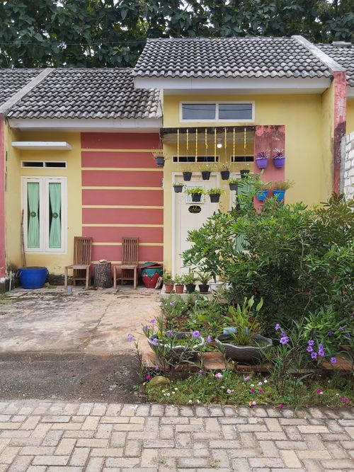 foto tampak rumah tipe 30 perumahan GRIYA KESAMBI PERMAI