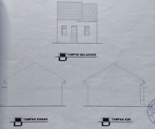 foto tampak rumah tipe 36 perumahan LEMATANG MULYA RESIDENCE