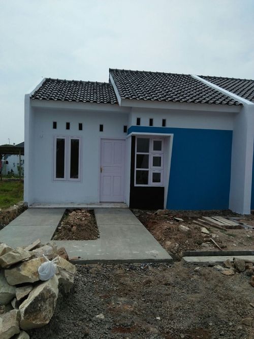 foto tampak rumah tipe Subsidi 2 36/72 perumahan Telaga Cempaka Permai