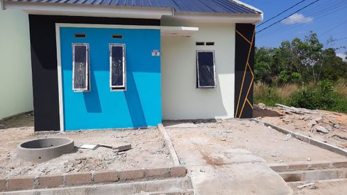 foto tampak rumah tipe 36 perumahan GRAND PESONA MUTIARA 4