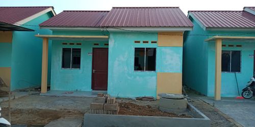 foto tampak rumah tipe 36 perumahan grand pesona mutiara 3