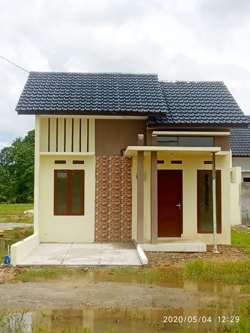 foto tampak rumah tipe 36 perumahan Abu Regency 