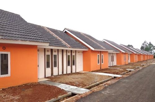 foto tampak rumah tipe 36/72+ perumahan Perumnas Pondok Indah Cianjur