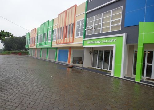 foto tampak rumah tipe Ruko 100/75 perumahan Perumnas Pondok Indah Cianjur