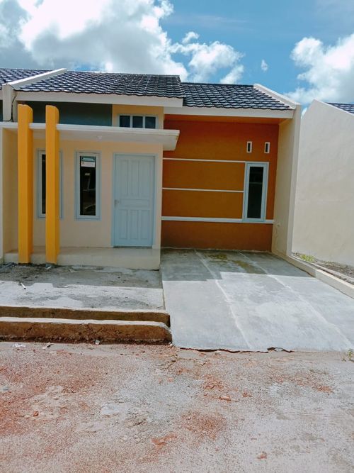 foto tampak rumah tipe 36 perumahan GRIYA PERMATA 4
