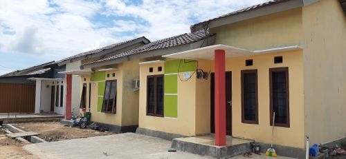 foto tampak rumah tipe subsidi perumahan persaudaraan pekerja muslim indonesia