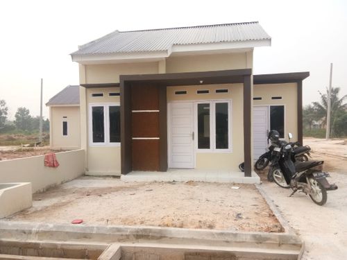 foto tampak rumah tipe 36 subsidi perumahan Griya Padat Karya 4
