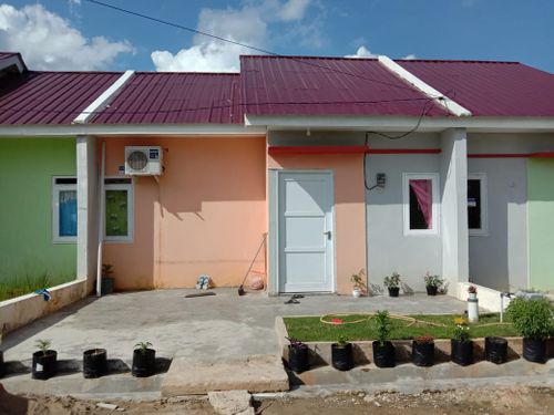 foto tampak rumah tipe 36 perumahan Palaran Indah Residence