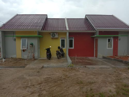 foto tampak rumah tipe 36 perumahan Palaran Indah Residence