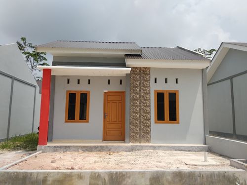 foto tampak rumah tipe 36 perumahan MUTIARA TENAYAN RAYA K