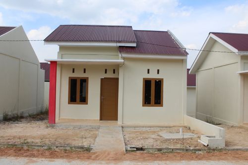 foto tampak rumah tipe 36 perumahan MUTIARA TENAYAN RAYA A B