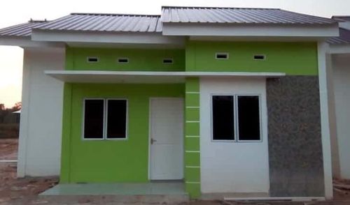 foto tampak rumah tipe 36 perumahan RUMBAI RESIDENCE 2