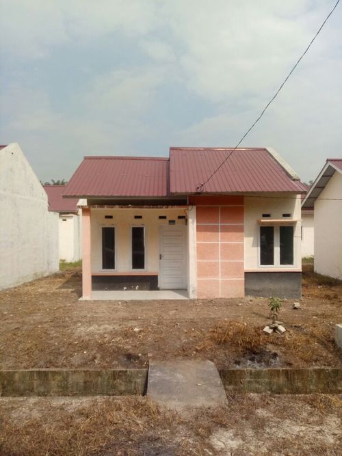 foto tampak rumah tipe 36 perumahan MUTIARA FLAMBOYAN
