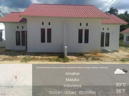 foto tampak rumah tipe 36/77 perumahan PERUMAHAN TAMAN HARURU INDAH (THI) MASOHI