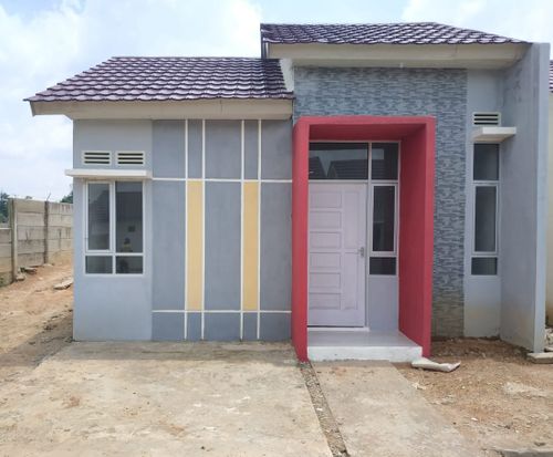 foto tampak rumah tipe 36 perumahan Barangaroo Kirana Home's
