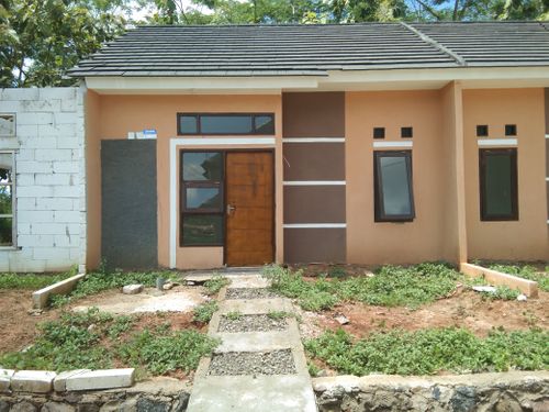 foto tampak rumah tipe Yasmina perumahan Walantaka Permai