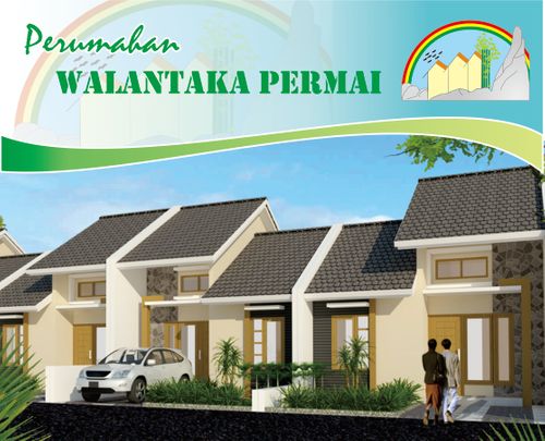 foto tampak rumah tipe Ghaniya perumahan Walantaka Permai