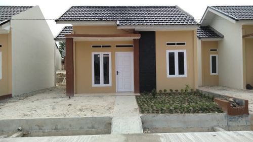 foto tampak rumah tipe RSH perumahan Fazar Asri 4