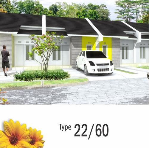 foto tampak rumah tipe 22 perumahan PESONA BUKIT BINTANG
